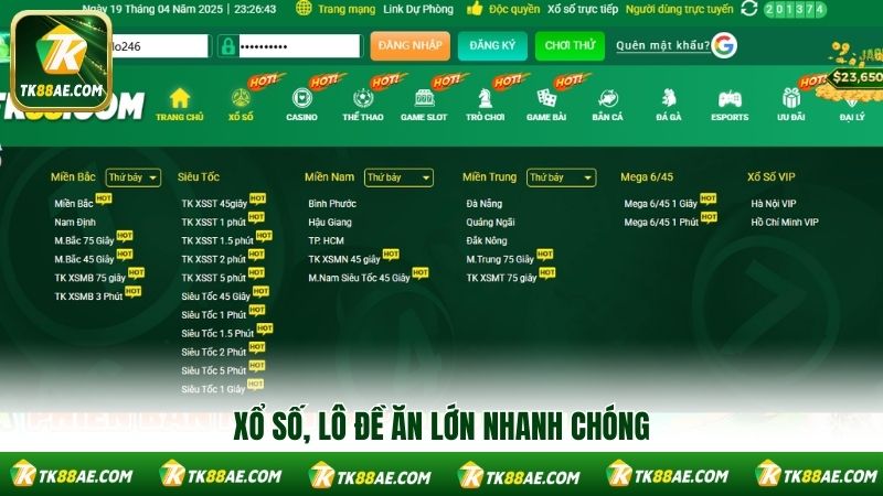 Xổ số, lô đề ăn lớn nhanh chóng Xổ số, lô đề ăn lớn nhanh chóng
