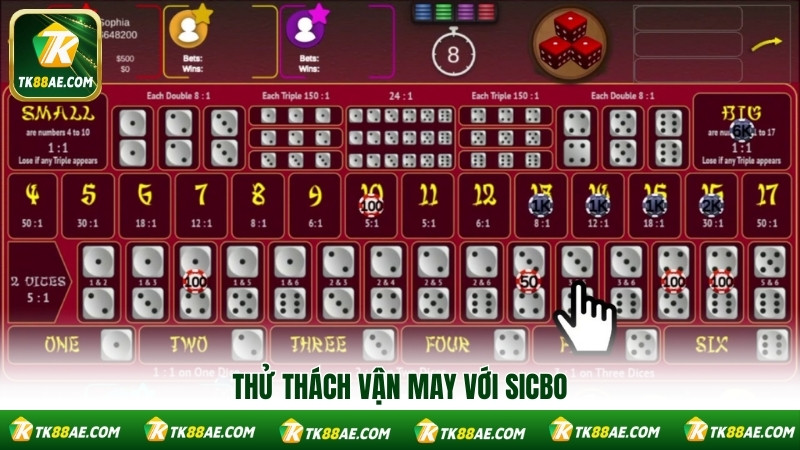 Thử thách vận may với Sicbo Thử thách vận may với Sicbo