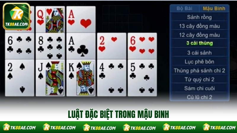 Luật đặc biệt trong mậu binh Luật đặc biệt trong mậu binh