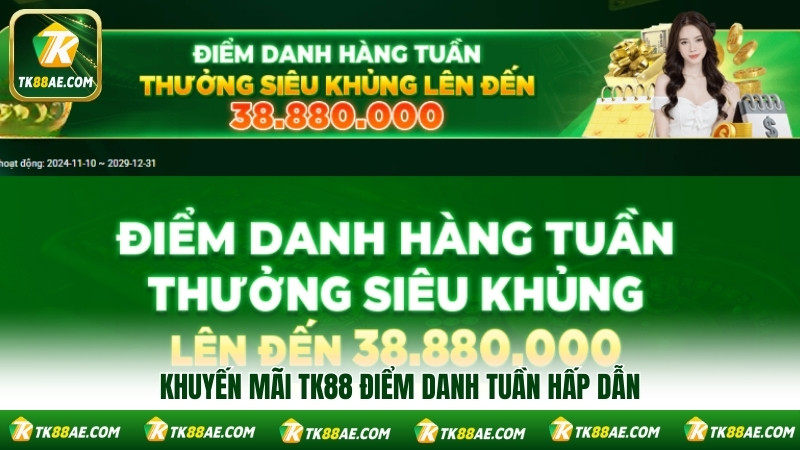 Khuyến mãi TK88 với ưu đãi hấp dẫn Khuyến mãi TK88 với ưu đãi hấp dẫn