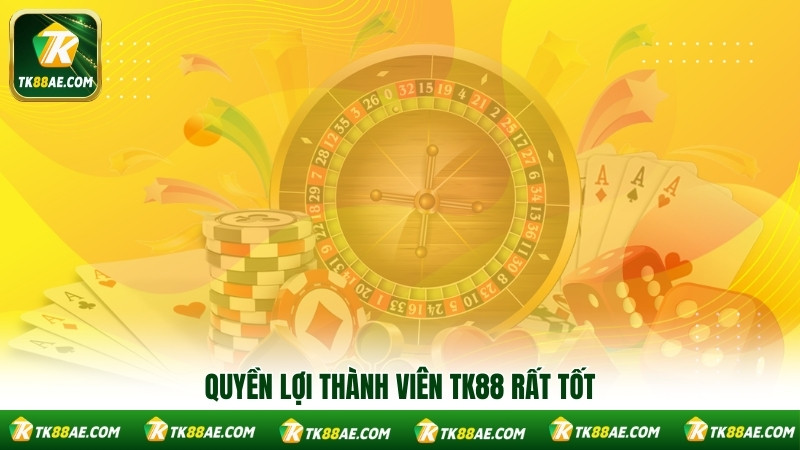 Quyền lợi thành viên TK88 rất tốt Quyền lợi thành viên TK88 rất tốt