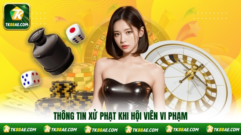 Thông tin xử phạt khi hội viên Thông tin xử phạt khi hội viên